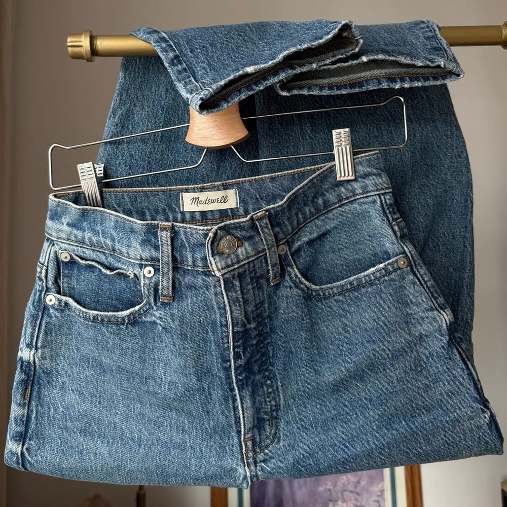 Madewell Balloon Jeans Blue High Rise, Trendy, Size 26 - Picture 14 of 14
